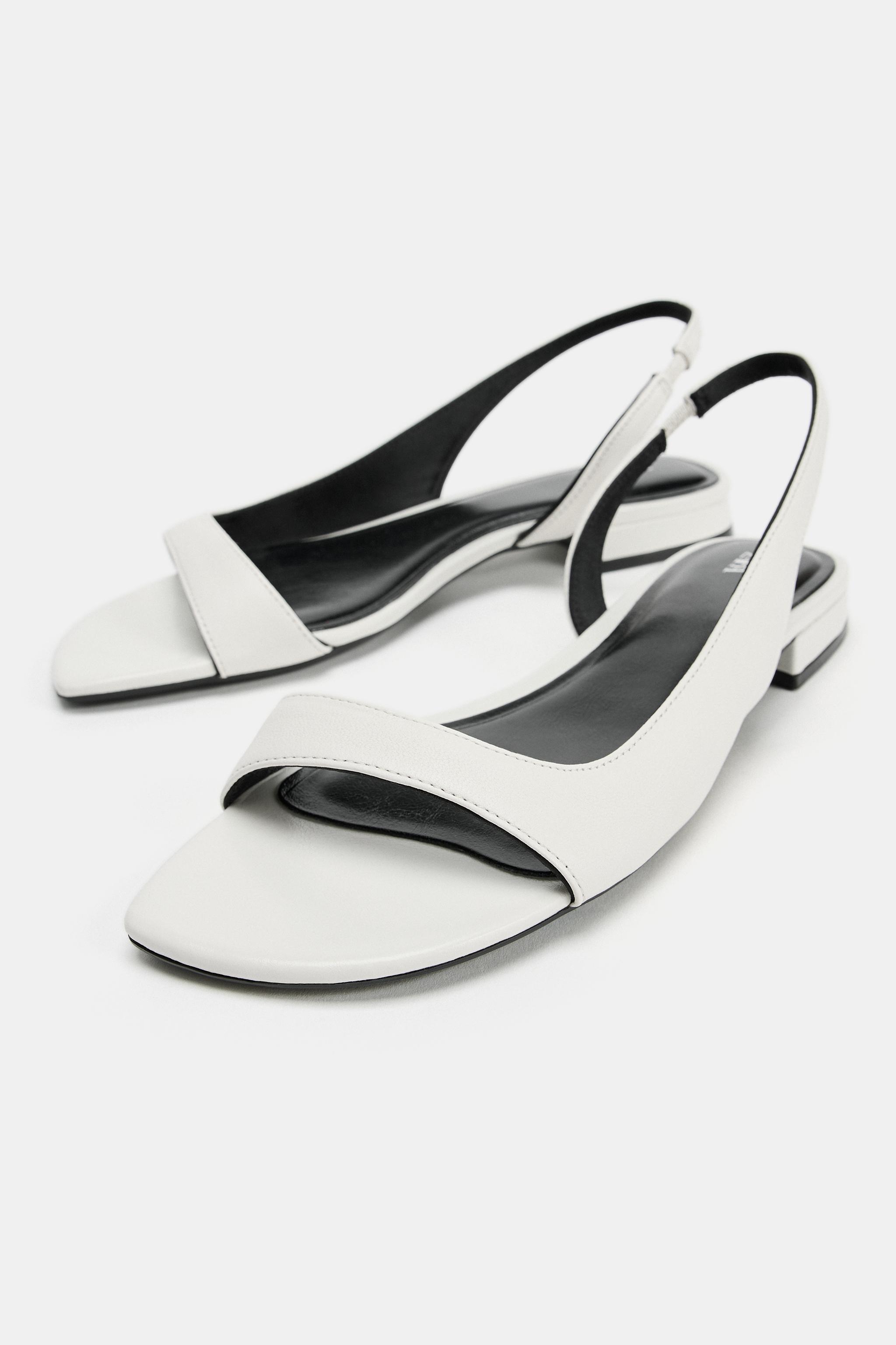 LEATHER FLAT SANDALS